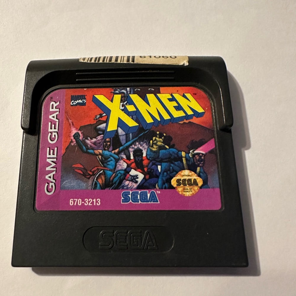 SEGA Game Gear X-Men Cartridge